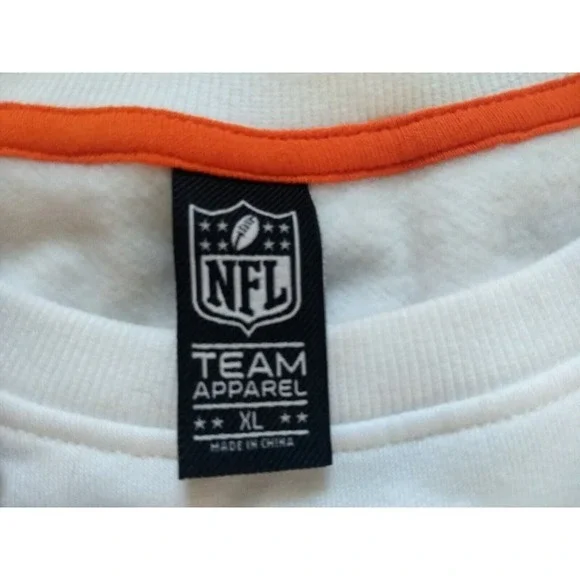 Miami Dolphins NFL Sweatshirt Est. 1966 AFC  Vintage? White Beaded Logo X-large - Picture 6 of 6